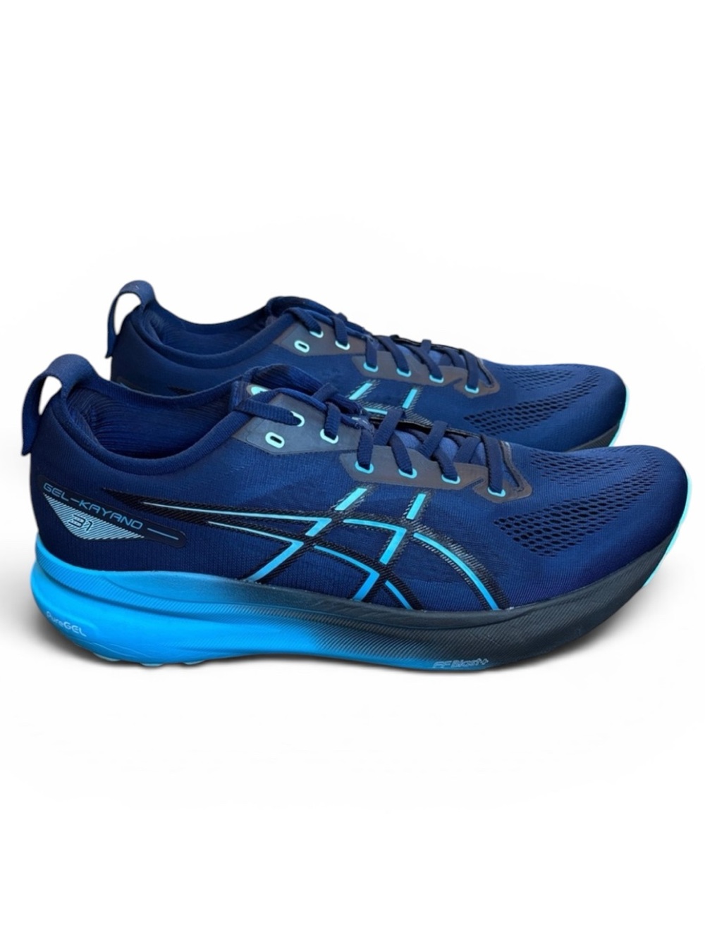 ASICS Men's Gel-Kayano 31 Running Shoes Size 15 Blue Expanse/Digital Aqua